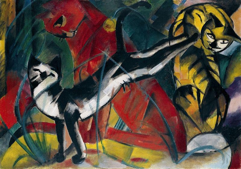 Franz Marc Three cats